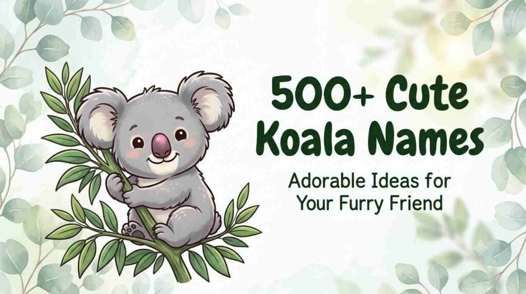 Cute Koala Names