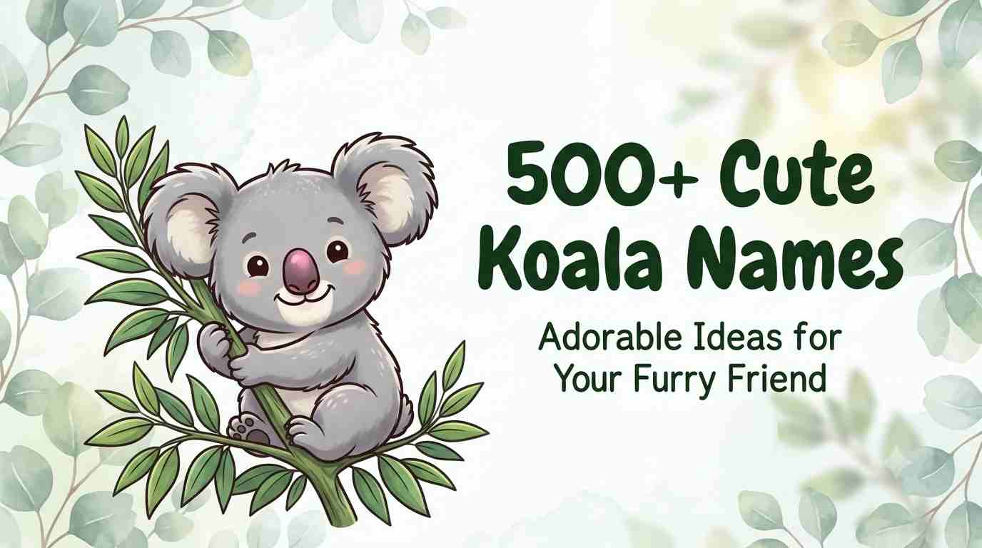Cute Koala Names