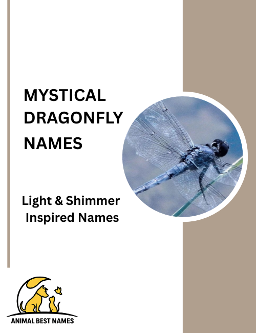 A mystical and shimmering dragonfly hovering over a sparkling pond, perfect for inspiring magical and unique dragonfly names for pets or characters.