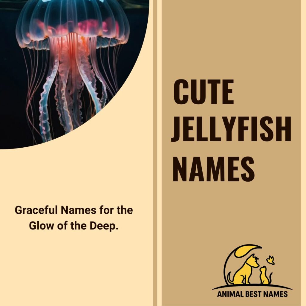 A small and adorable jellyfish floating gently in the ocean, perfect for inspiring cute and charming names for jellyfish or pets.