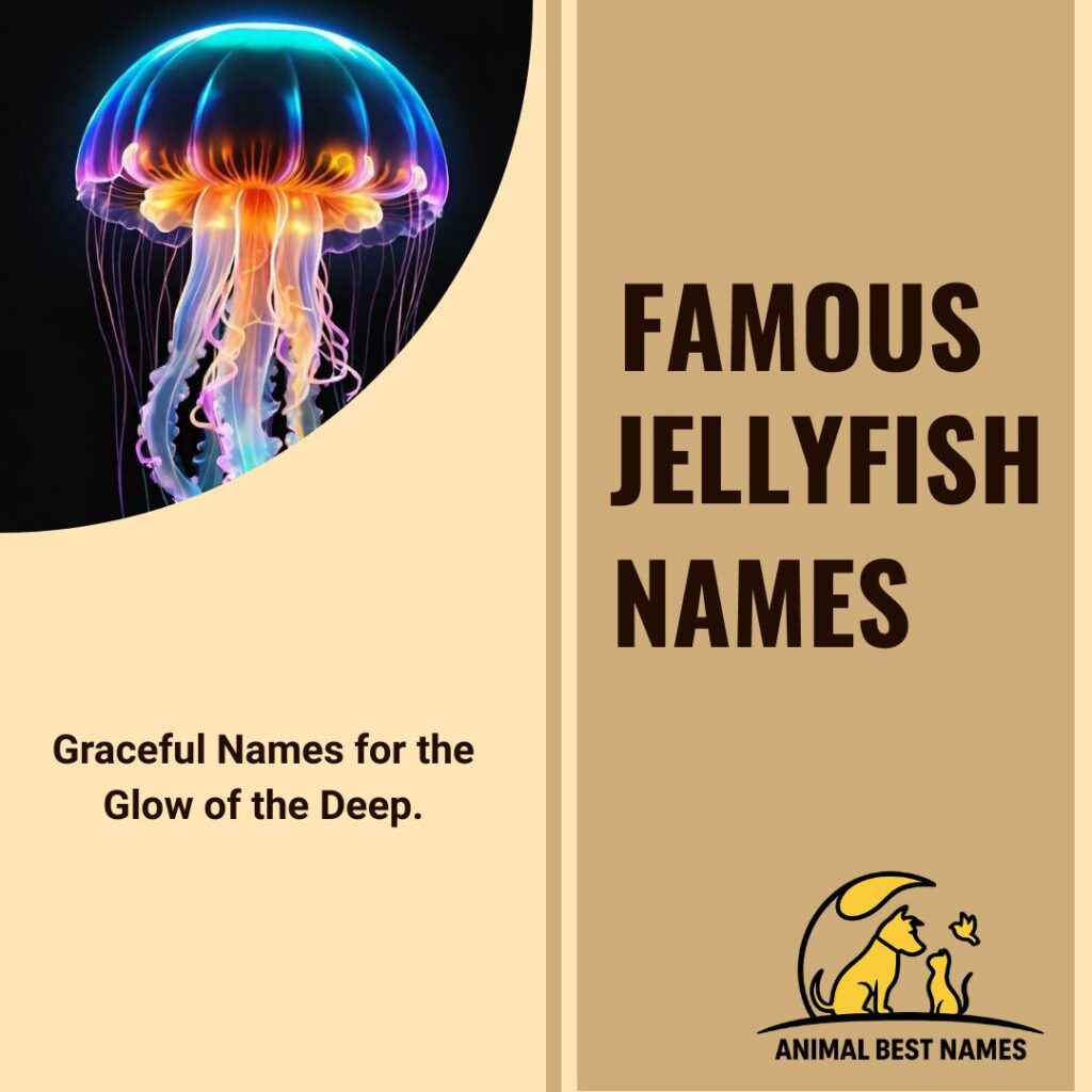 A well-known and iconic jellyfish floating in the ocean, perfect for inspiring famous and popular names for jellyfish or pets.