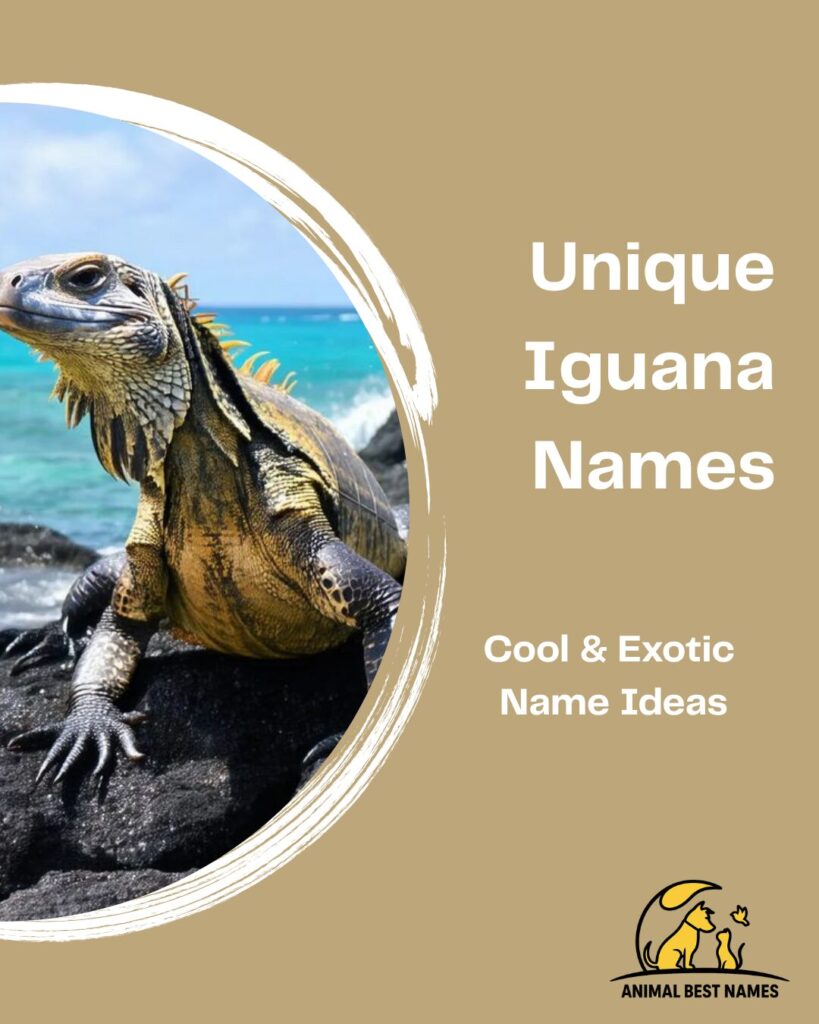 Unique iguana names showcasing creative and distinctive name ideas.