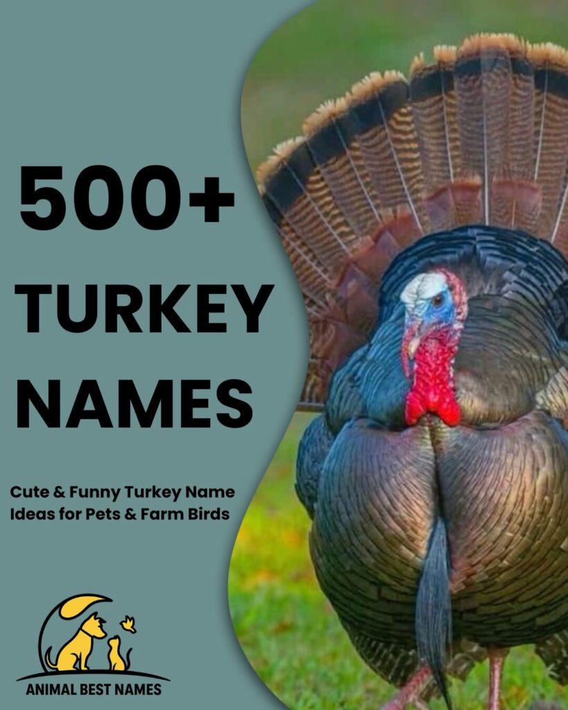 Turkey names image showing turkeys with natural feathers, clear features, and expressive appearance.