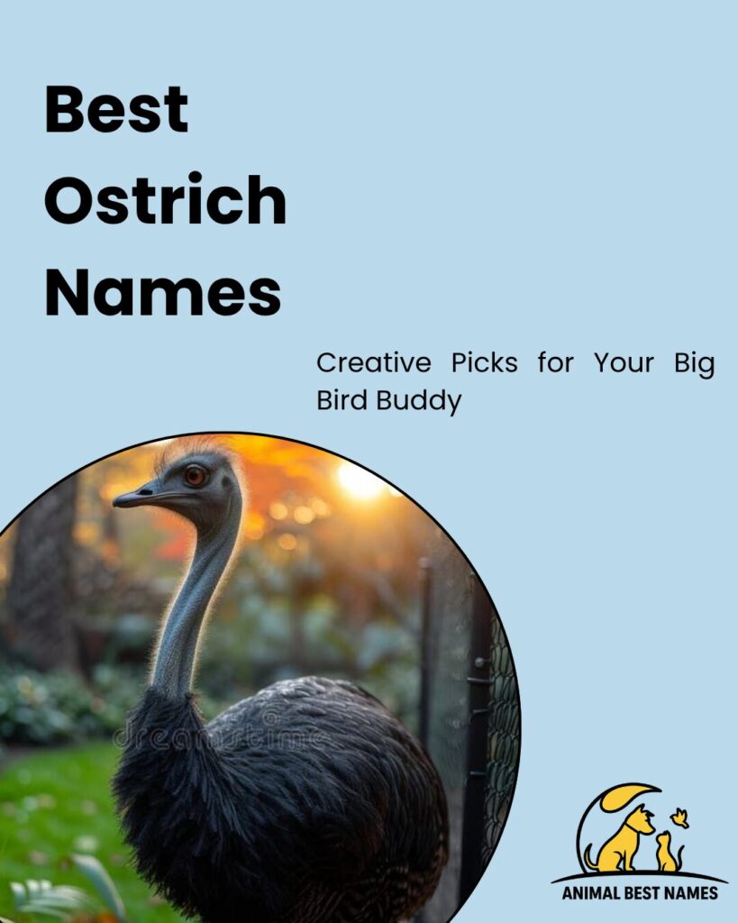 Best ostrich names showcasing top recommended and standout names for ostriches.