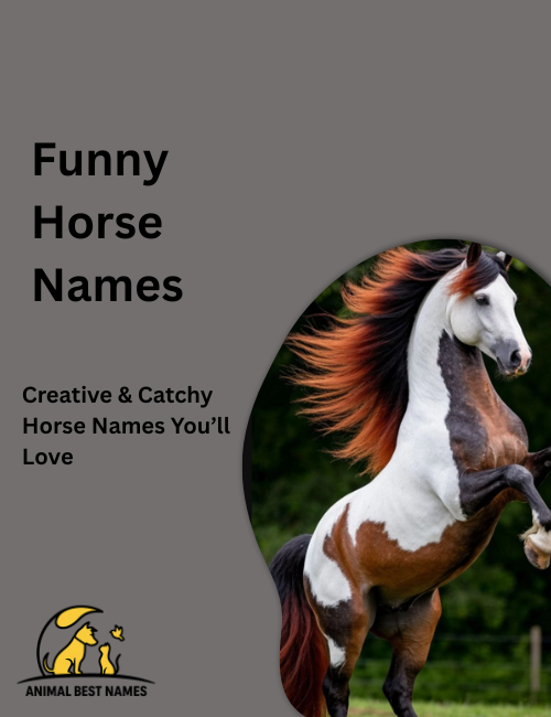 Playful cartoon horse with a big smile, exaggerated eyes, and wiggly legs, standing in a colorful farm setting.