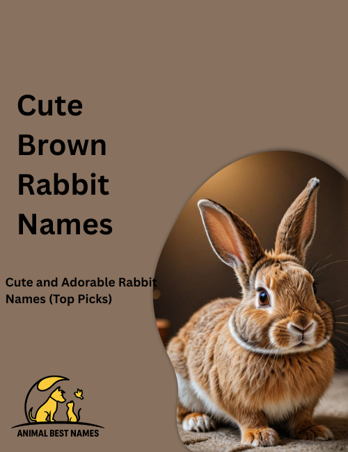 Small cute brown rabbit with round eyes and fluffy fur, sitting in a sunlit green meadow.