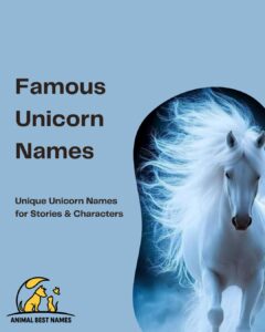 Iconic unicorn characters with glowing horns and unique styles, standing together in a magical fantasy setting.