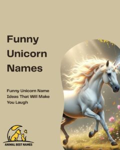 Cartoon unicorn with a silly expression, rainbow mane, and exaggerated features, standing in a bright magical setting.