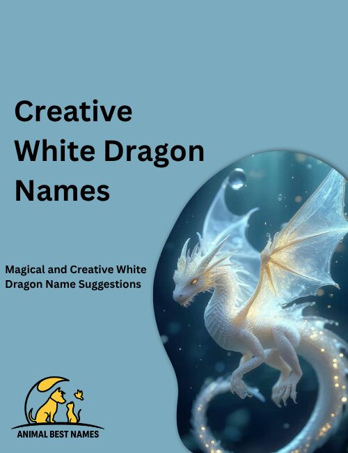 Creative white dragon with uniquely patterned glowing scales and artistic wing design, flying through a surreal fantasy sky.