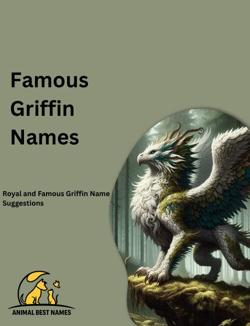 Famous griffin characters with majestic eagle wings and lion bodies, standing together in a legendary fantasy sky setting.