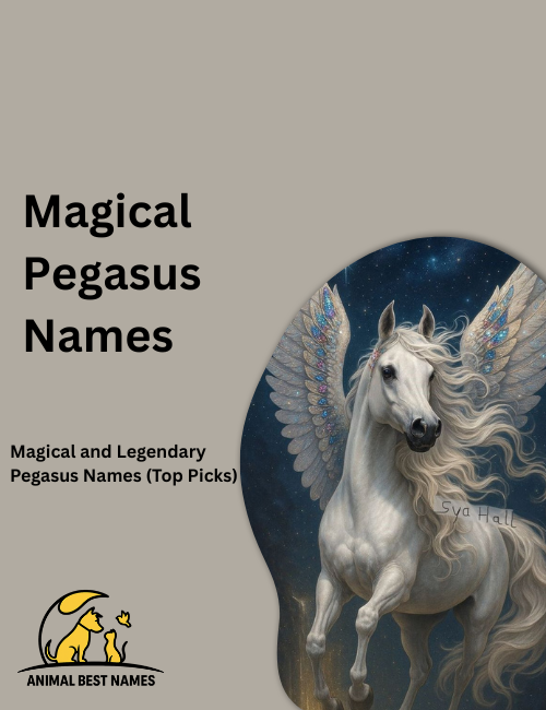Enchanted Pegasus with glowing wings and a radiant mane, flying through a starry magical sky filled with light and mist.