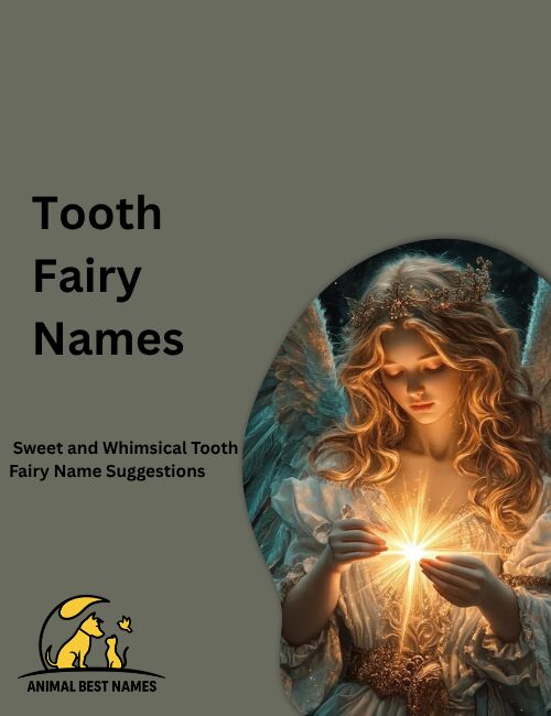 Tooth fairy with sparkling wings and a tiny glowing wand, flying in a soft dreamy bedroom filled with gentle light.