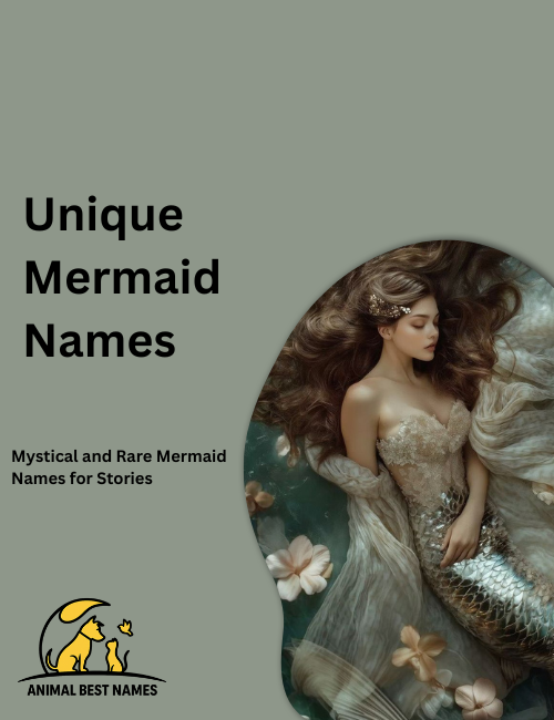 Distinctive mermaid with unique tail patterns and glowing accents, swimming in a mystical underwater landscape.